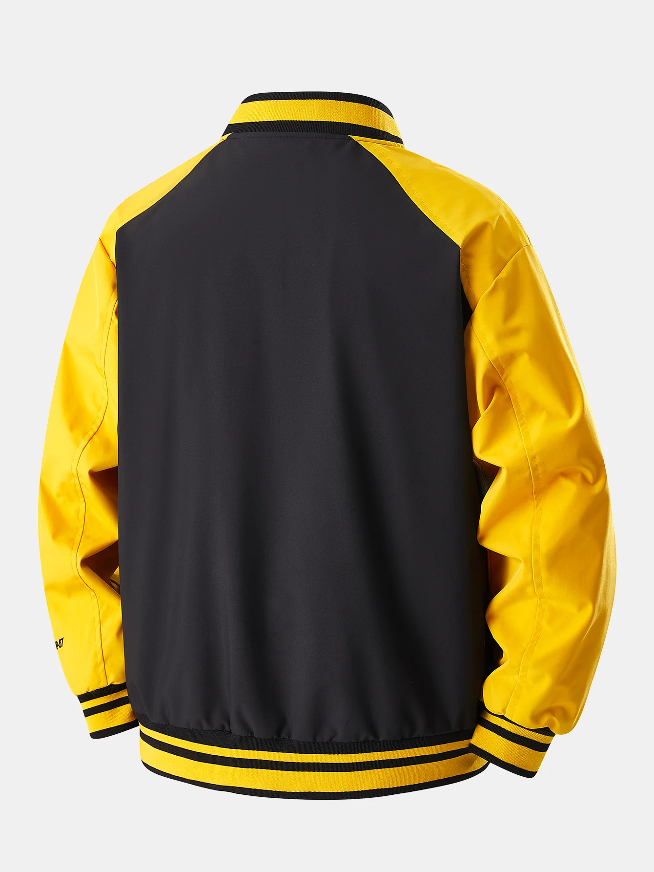 Locker sitzende Baseballjacke mit kontrastierender Stickerei - Image 4