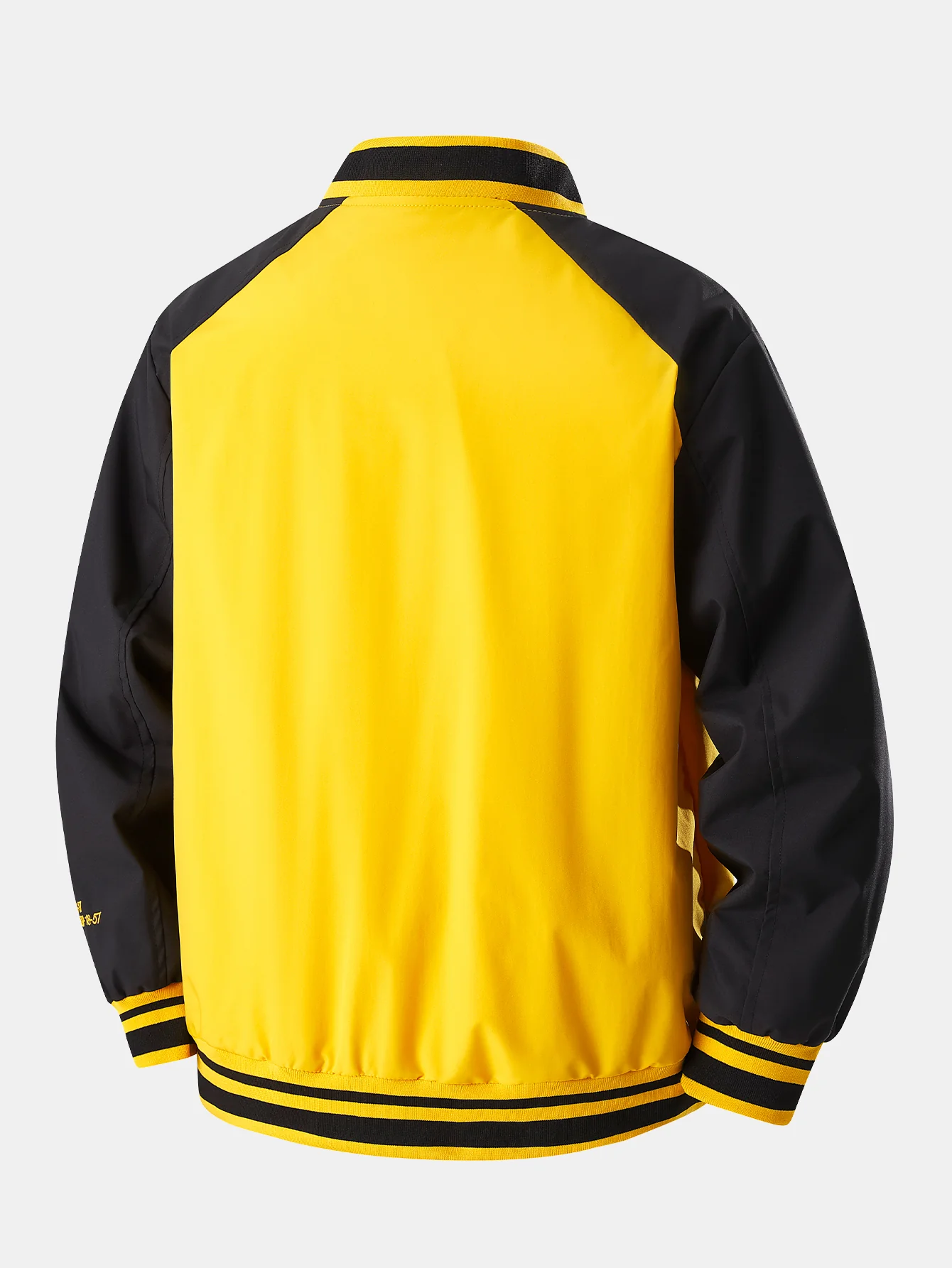 Locker sitzende Baseballjacke mit kontrastierender Stickerei - Image 6