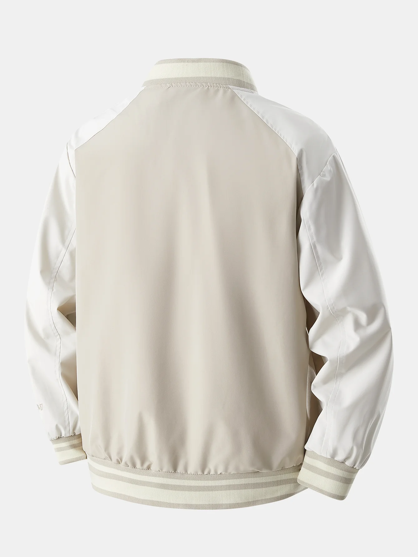 Locker sitzende Baseballjacke mit kontrastierender Stickerei - Image 8