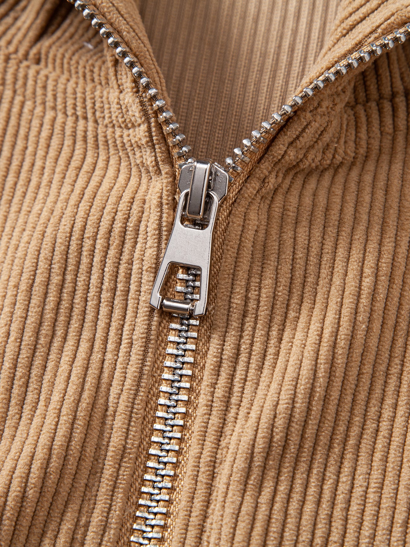 Relax Fit Corduroy Half-Zip Hooded Pullover & Straight Leg Corduroy Pants - Image 15
