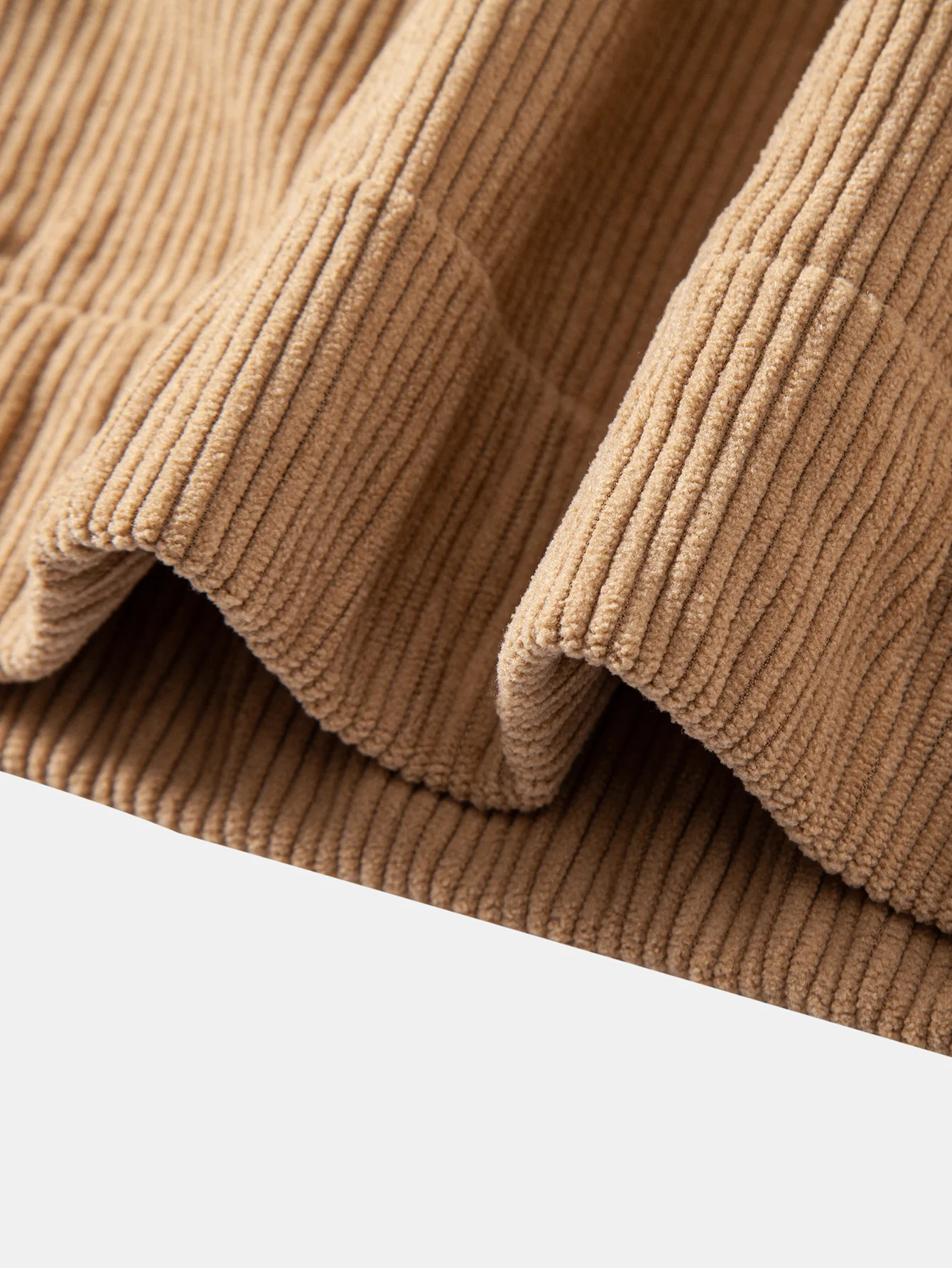 Relax Fit Corduroy Half-Zip Hooded Pullover & Straight Leg Corduroy Pants - Image 18