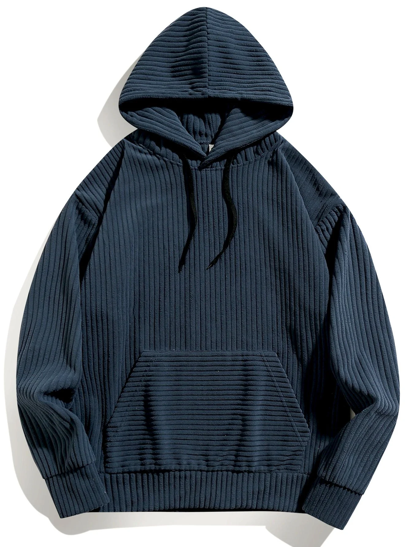 Relaxed Fit Corduroy Hoodie