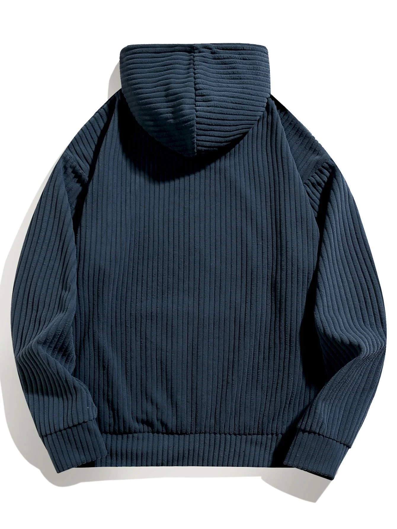 Relaxed Fit Corduroy Hoodie - Image 2
