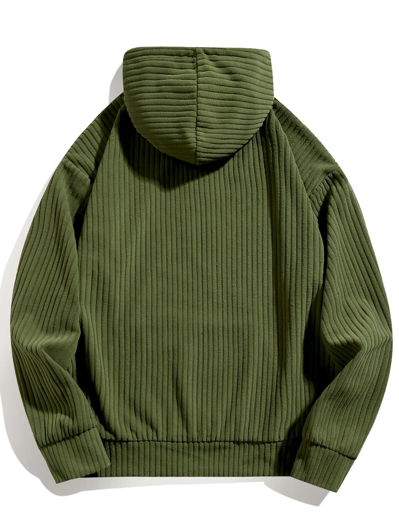 Relaxed Fit Corduroy Hoodie - Image 8