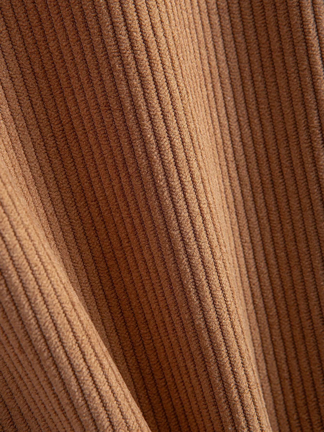Entspanntes Fit Corduroy Flanell Karierter Patchwork Kapuzenhemd - Image 11