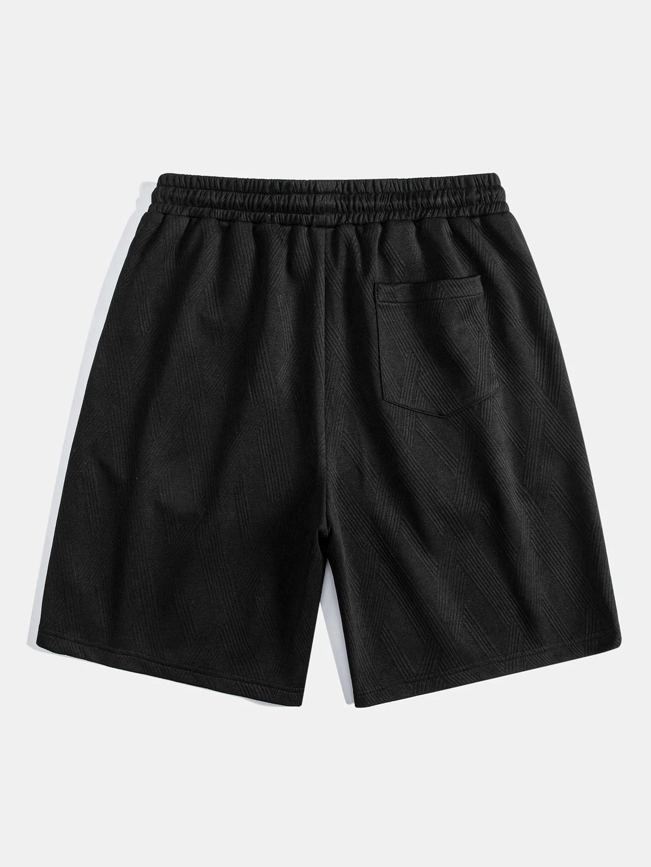 Relax Fit Diamond Jacquard T-Shirt & Diamond Jacquard Shorts - Image 11