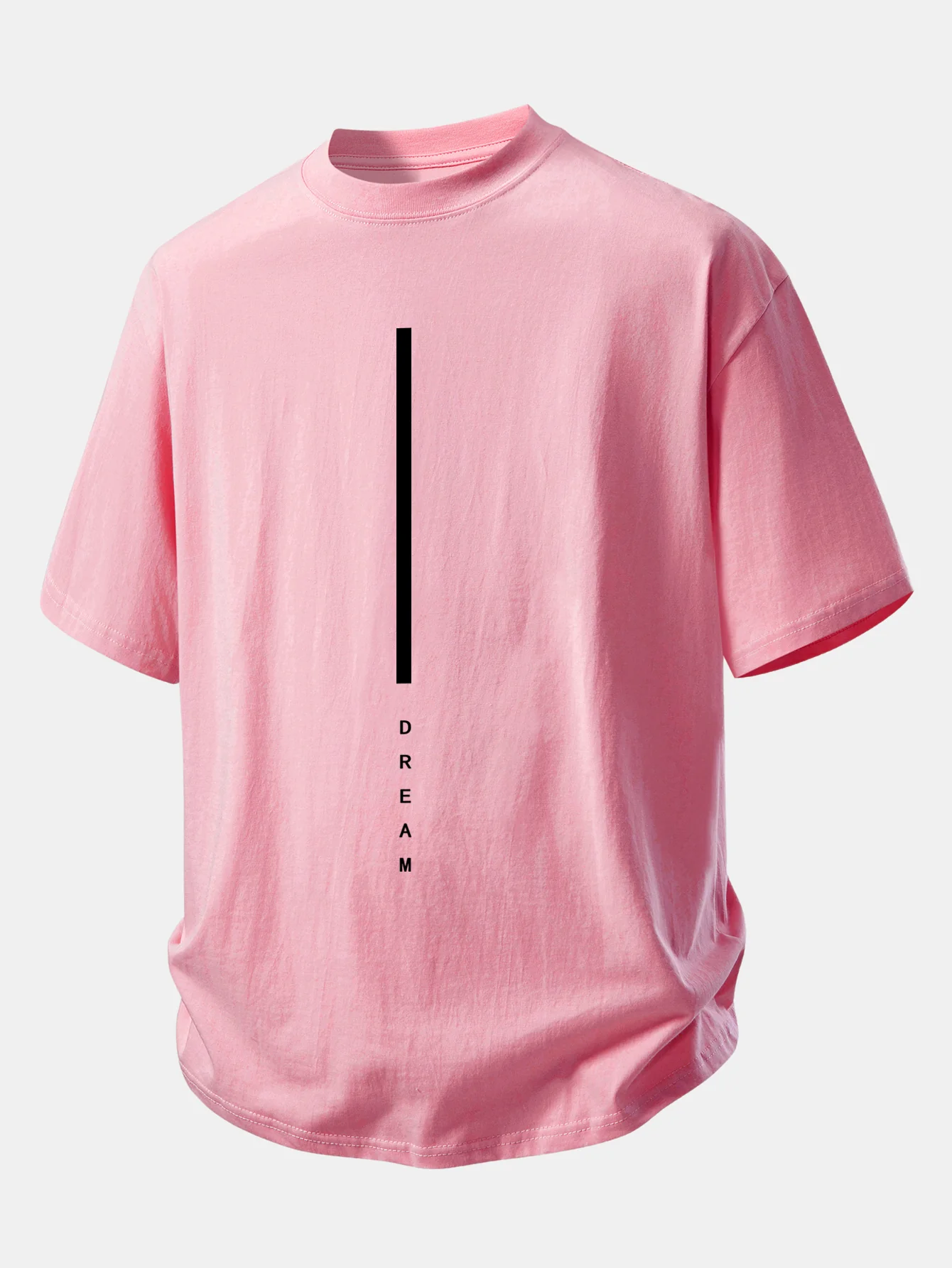 Relax Fit Dream Stripe Print Cotton T-Shirt - Image 10