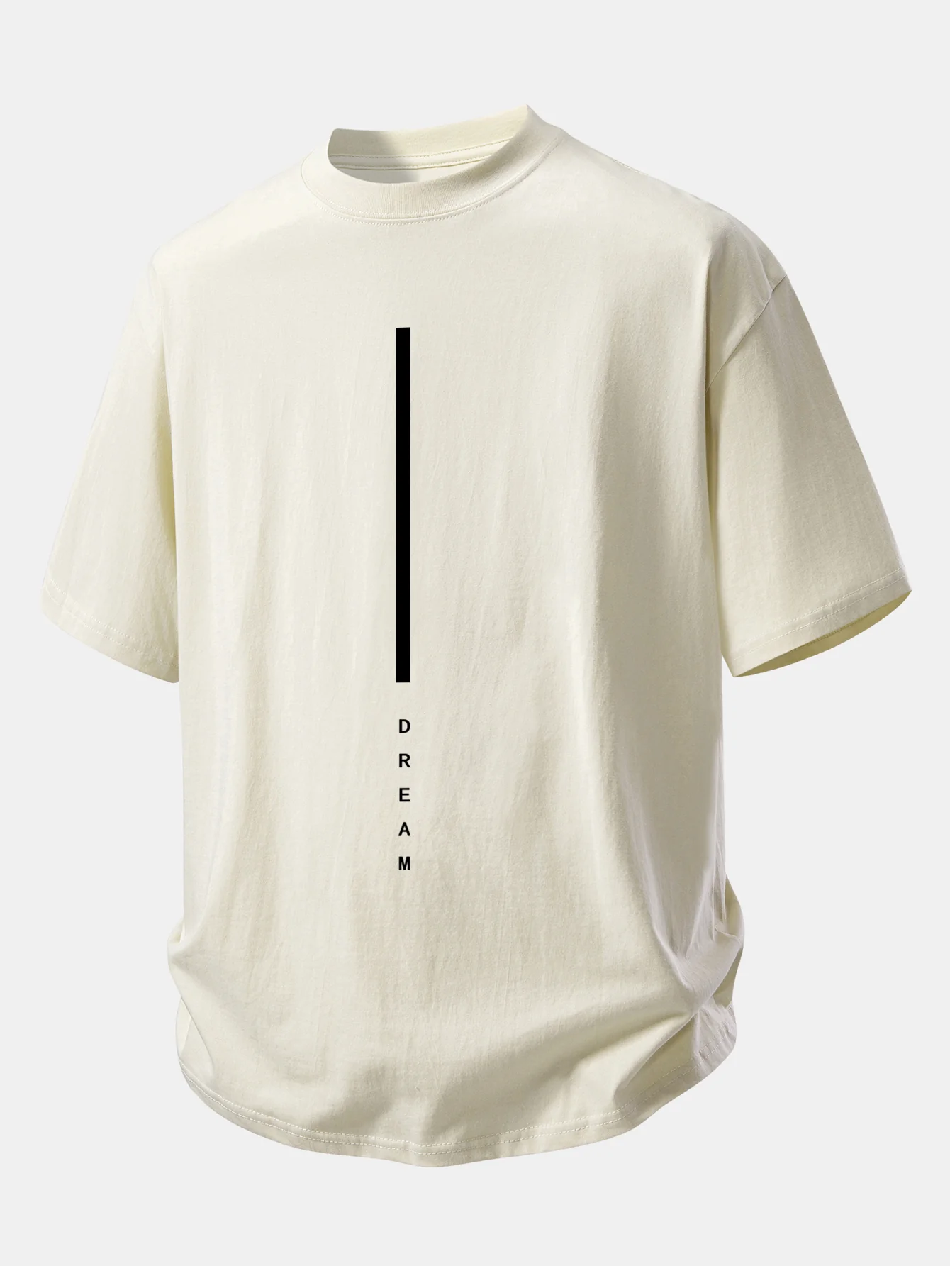 Relax Fit Dream Stripe Print Cotton T-Shirt - Image 12