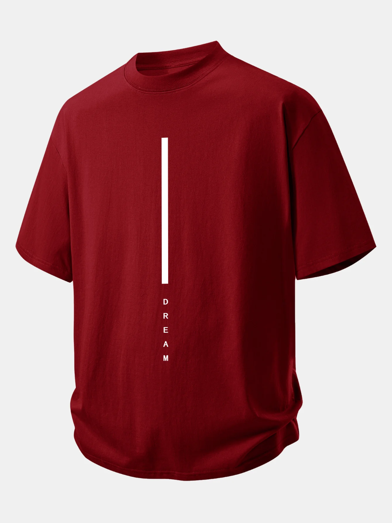 Relax Fit Dream Stripe Print Cotton T-Shirt - Image 6