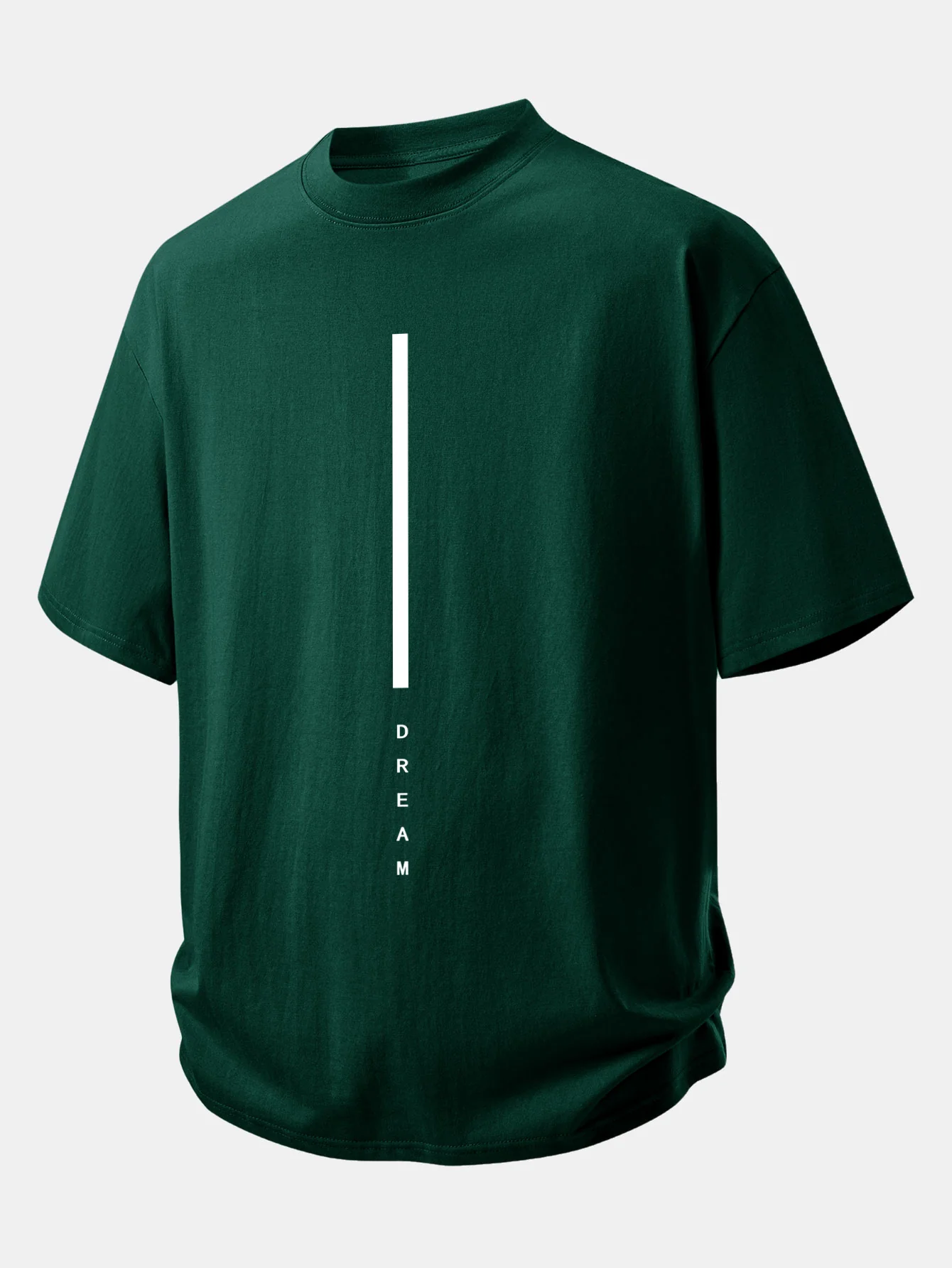 Relax Fit Dream Stripe Print Cotton T-Shirt - Image 8