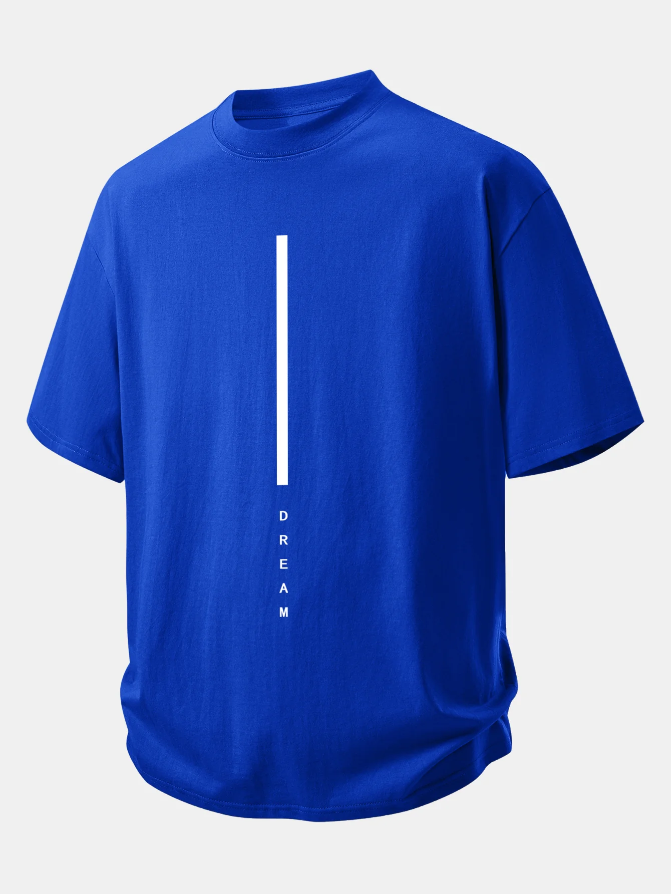 Relax Fit Dream Stripe Print Cotton T-Shirt - Image 9