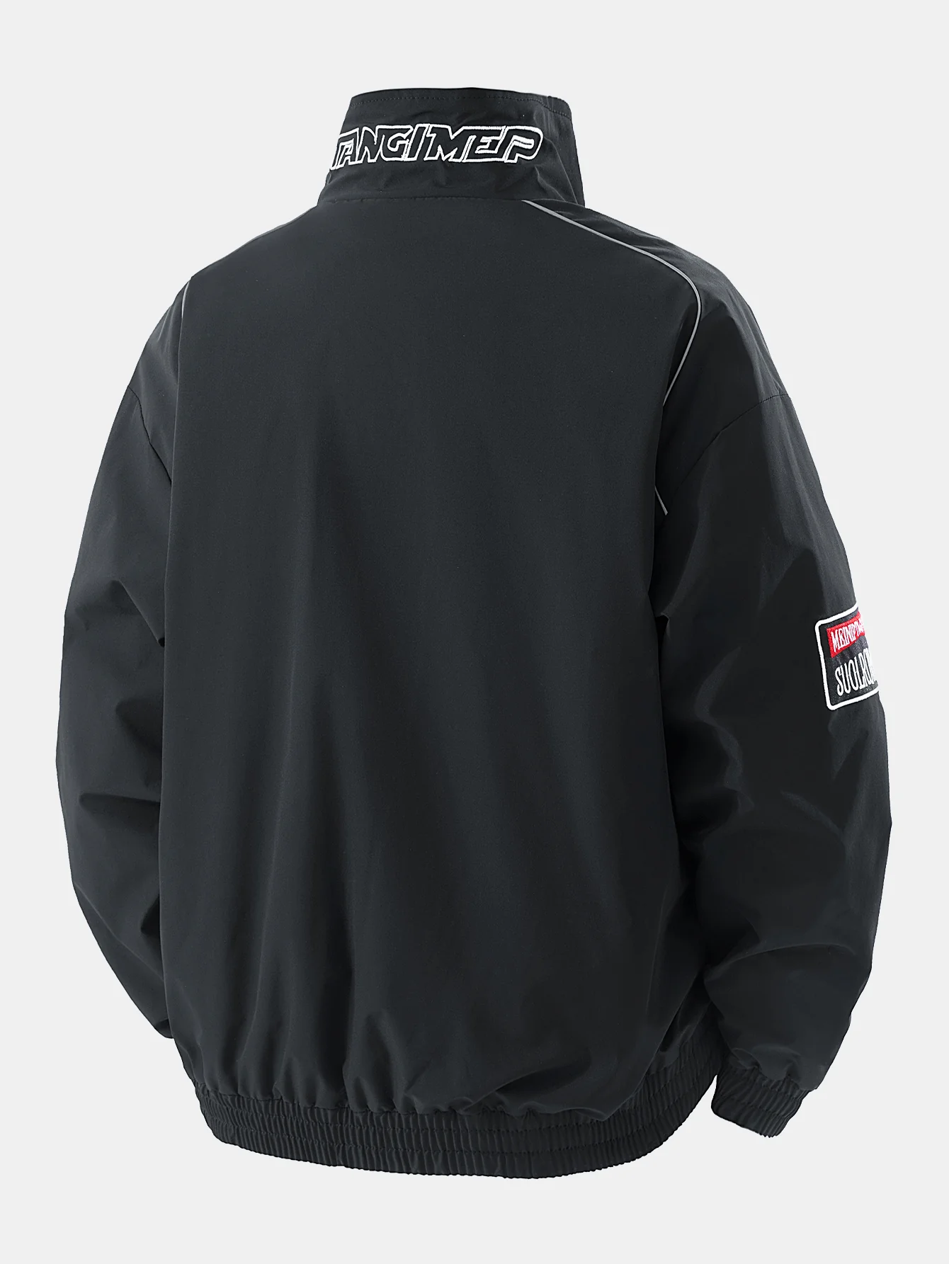 Locker sitzende bestickte Rennjacke - Image 2