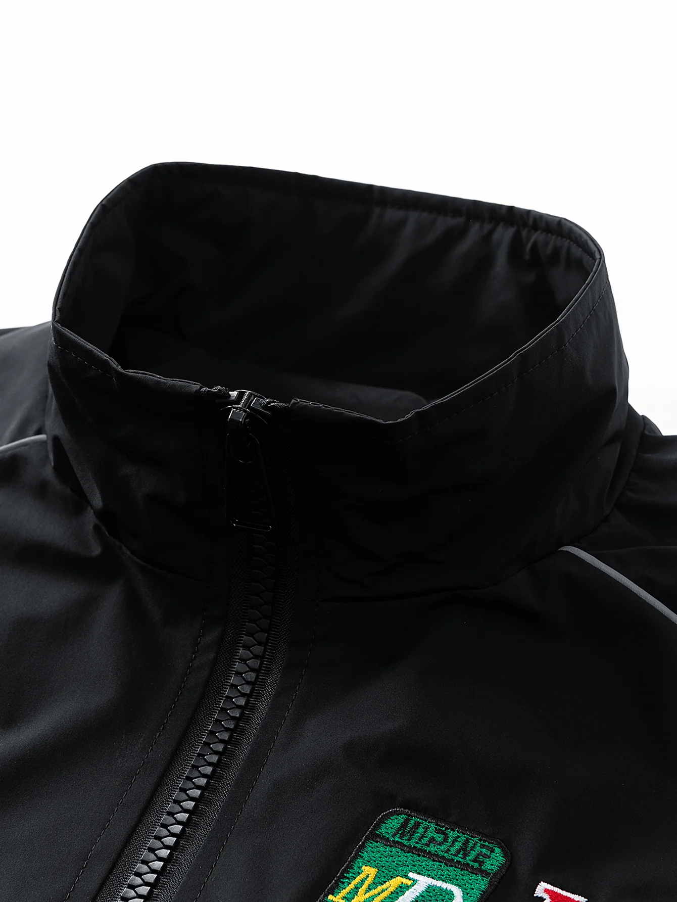 Locker sitzende bestickte Rennjacke - Image 6