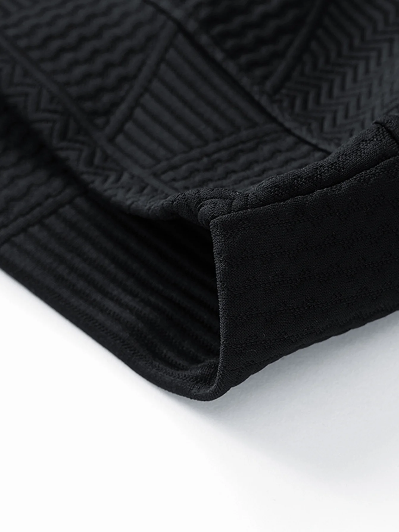 Relaxed Fit Geometrisches Jacquard Sweatshirt - Image 7