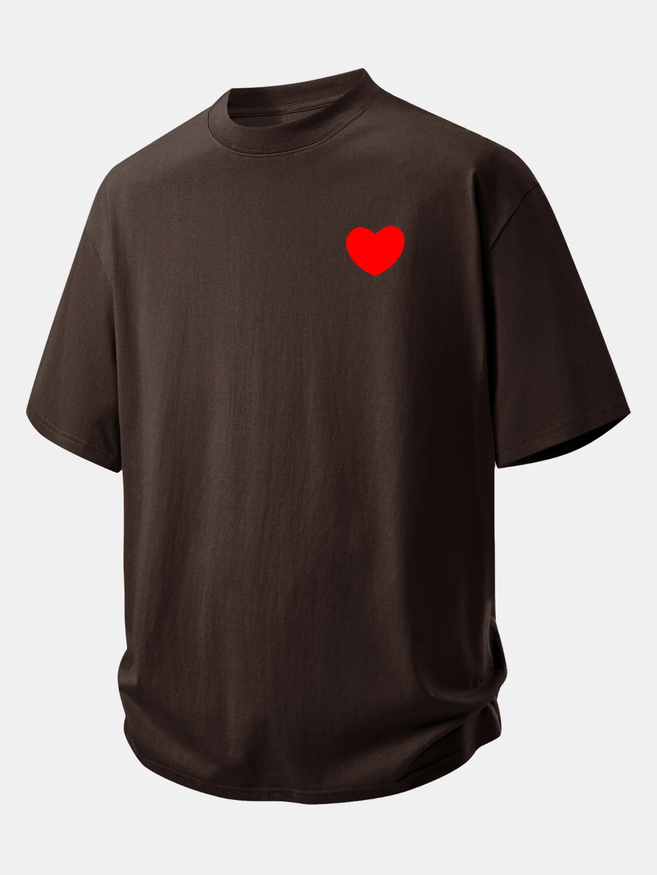 Relax Fit Heart Print Cotton T-Shirt - Image 3