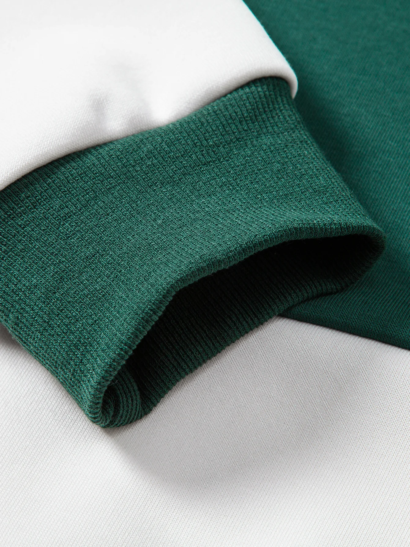Relax Fit NY Print Farbe Block Poloshirts Sweatshirt - Image 8