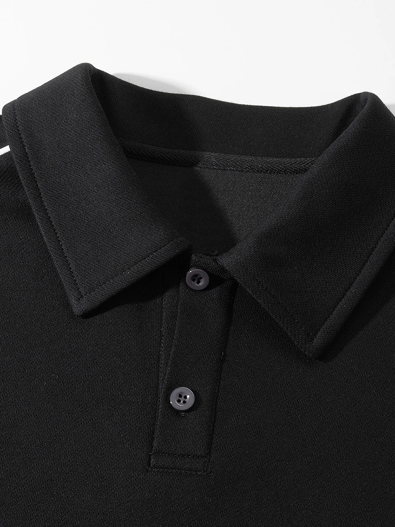 Sweatshirt mit Poloshirts-Kragen und Relaxed Fit - Image 7
