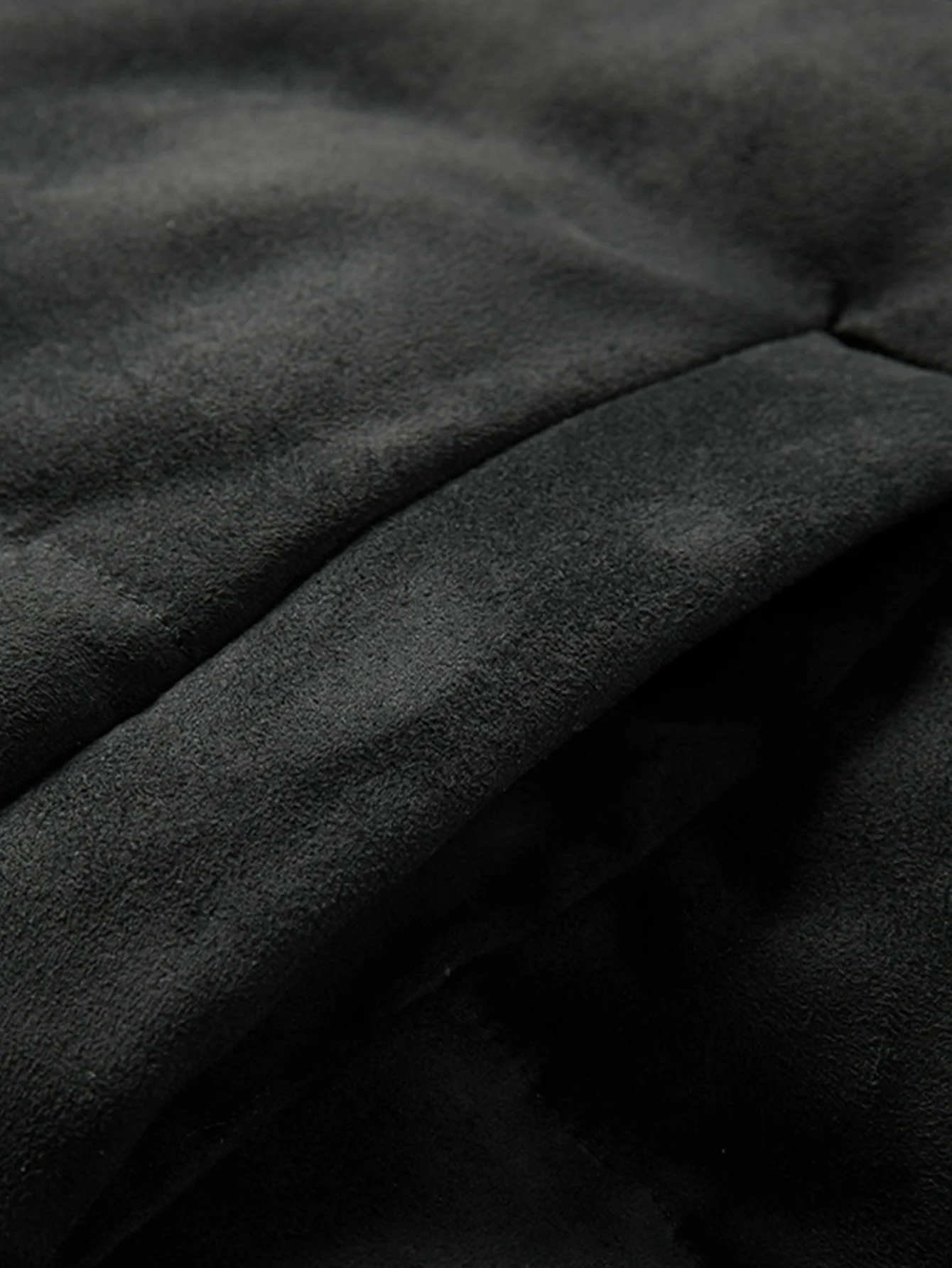 Suede Puffer Coat - Image 10