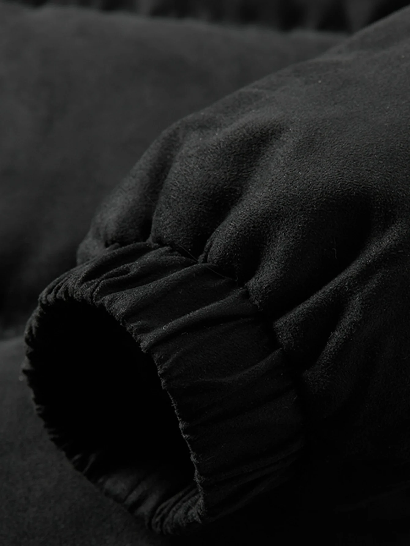 Suede Puffer Coat - Image 11