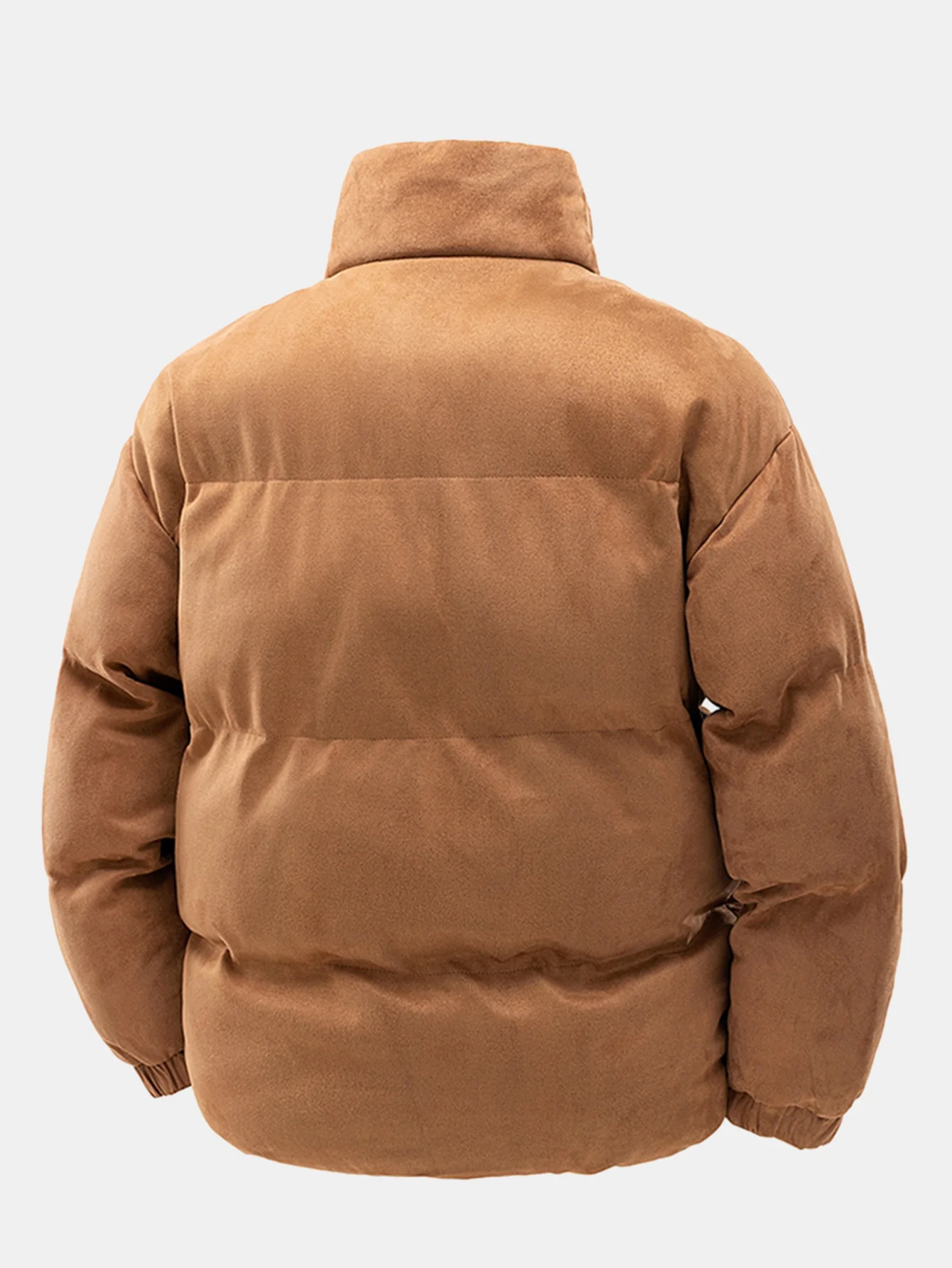Suede Puffer Coat - Image 2