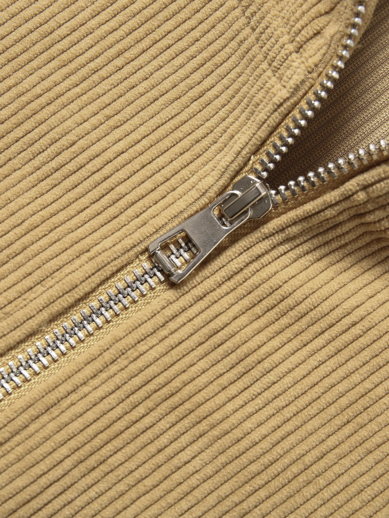 Relax Fit Quarter-Zip Corduroy Hoodie - Image 6