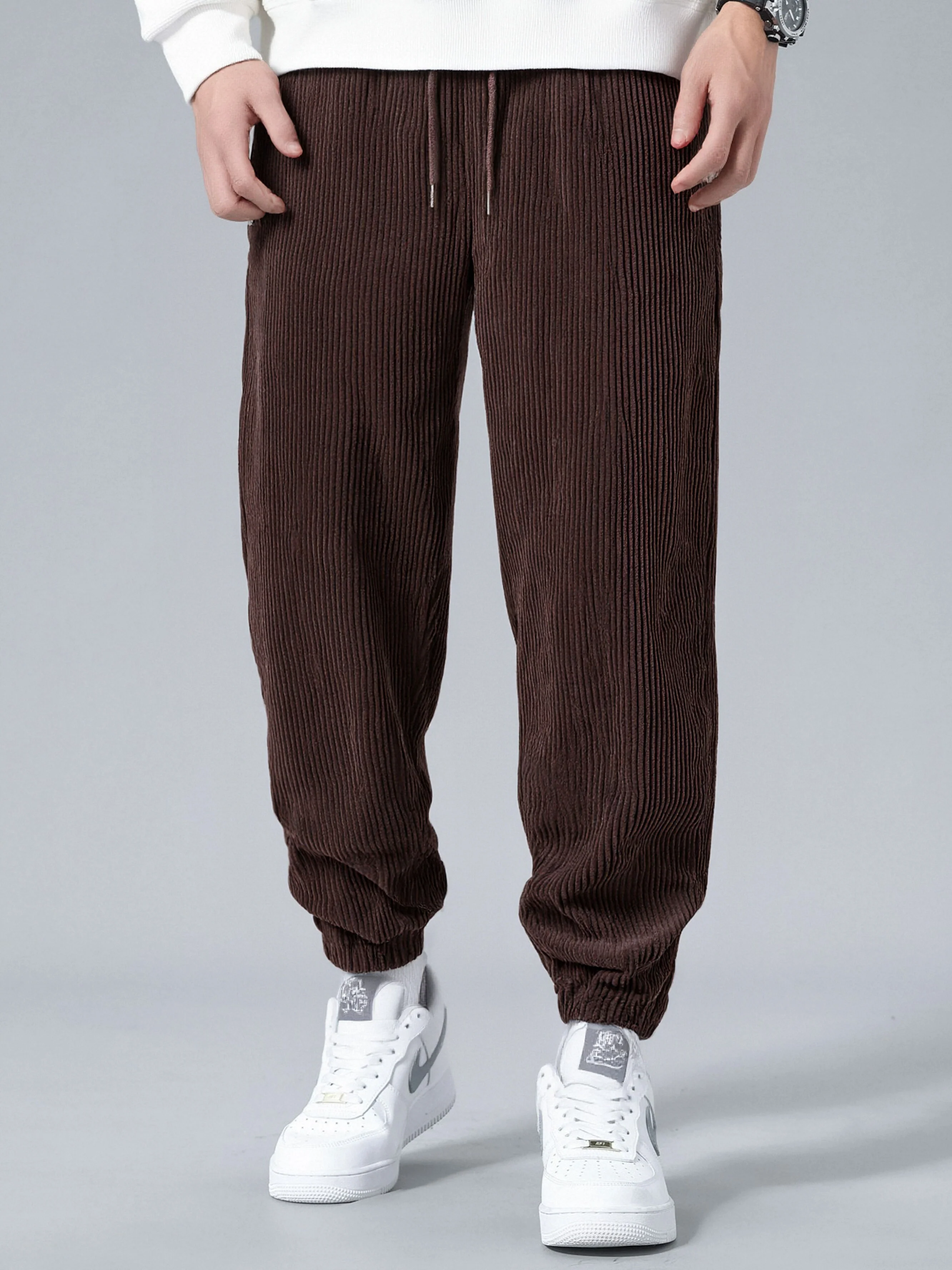 3 Pieces Corduroy Jogger Pants - Image 4