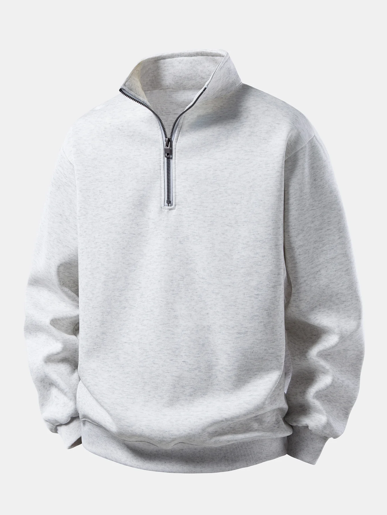 Relax Fit Quarter Zip Sweatshirt - Image 7