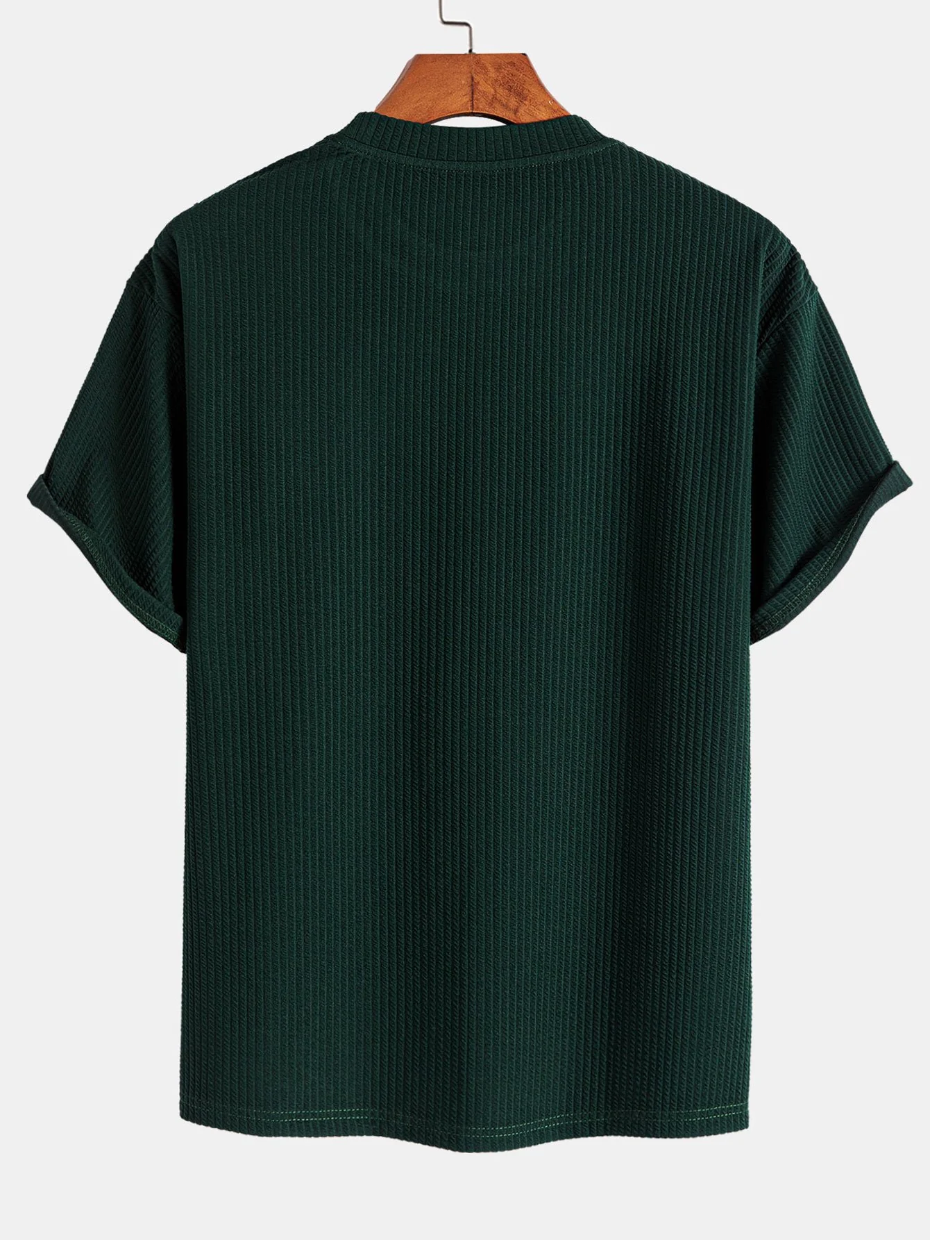 Relaxed Fit Ripp-T-Shirt & Ripp-Shorts mit Kordelzug - Image 6