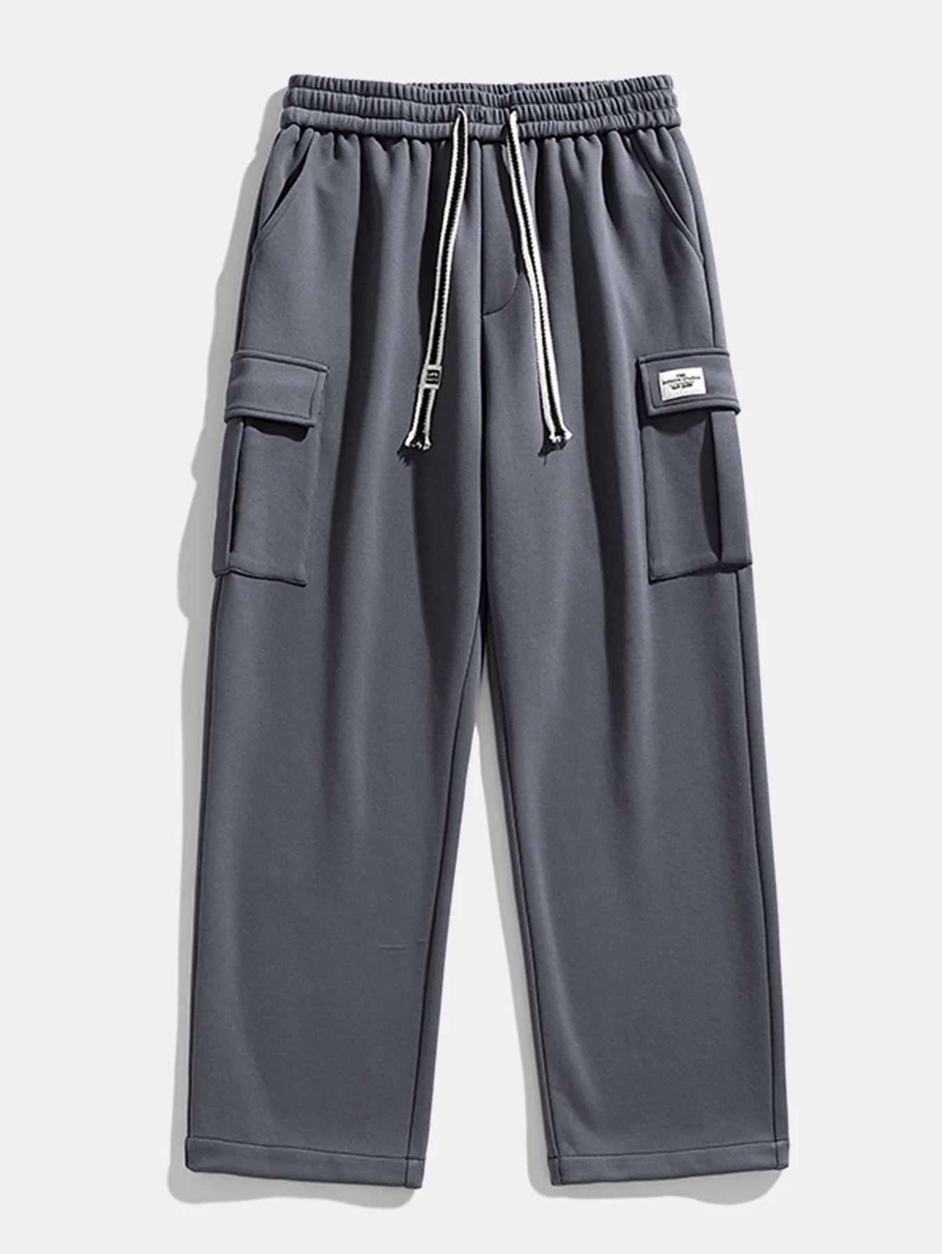 Entspannte Passform gerade Jersey Cargo-Hose - Image 16