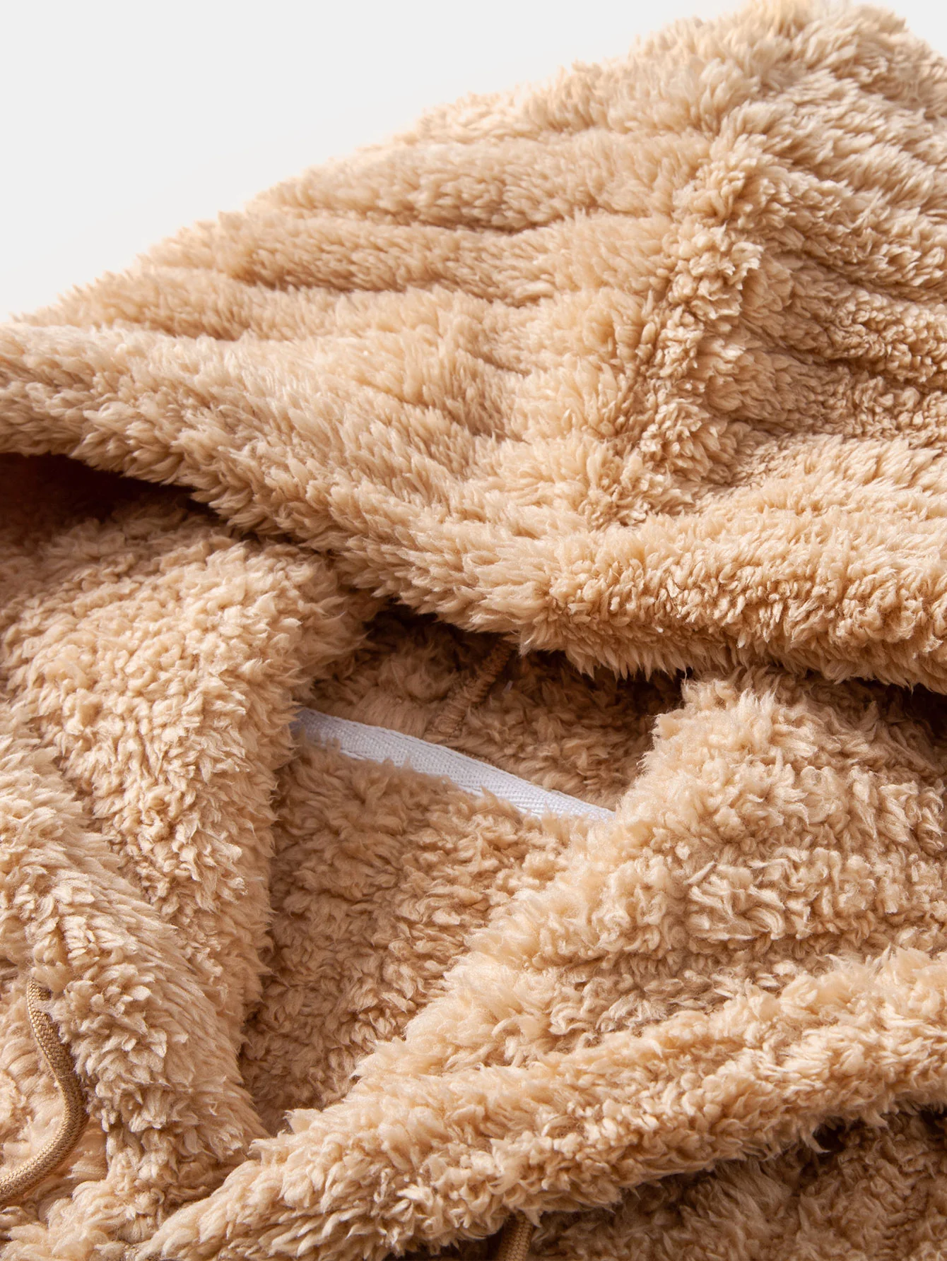 Relax Fit Stripe Kangaroo Pocket Teddy Hoodie & Jogger Pants - Image 11