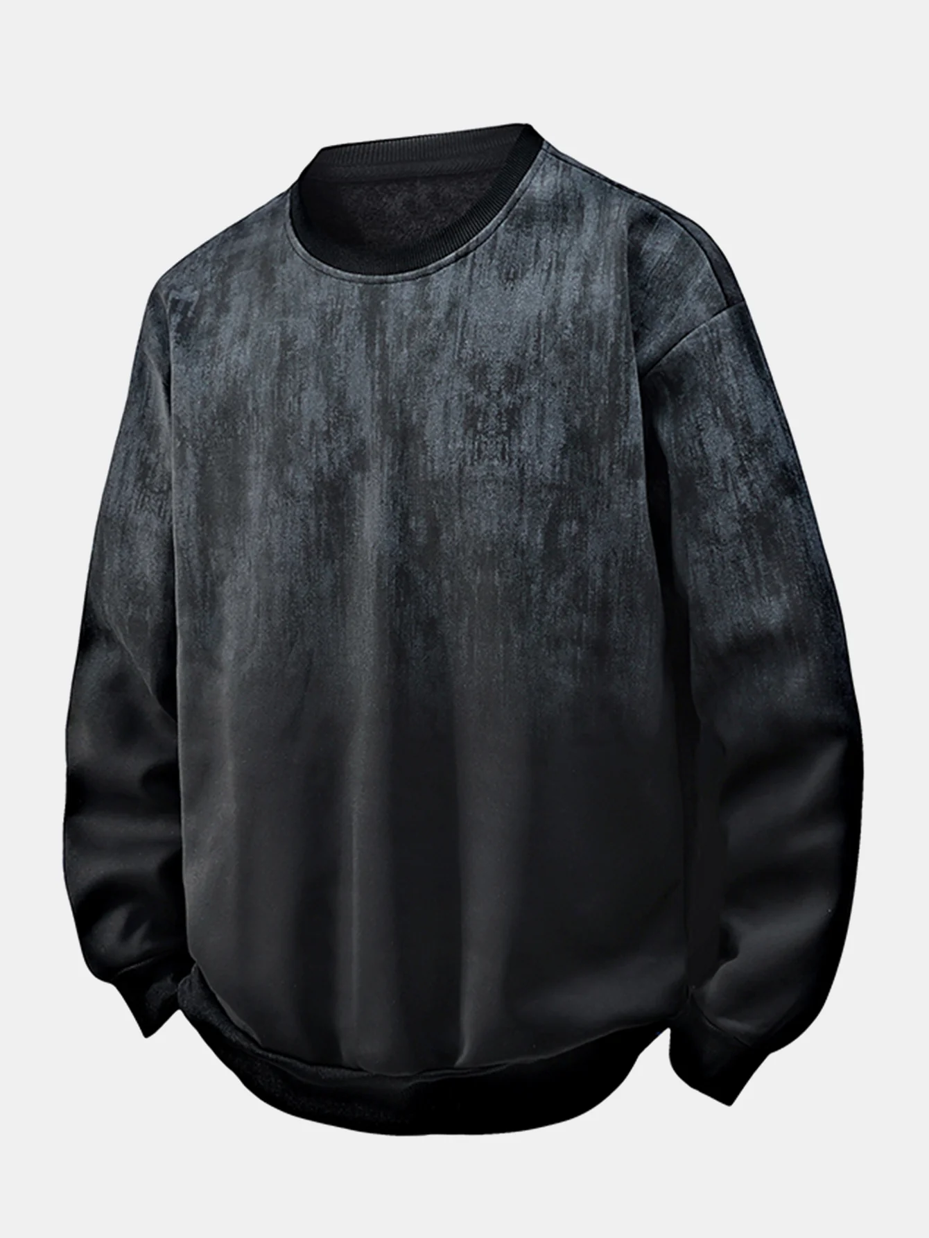 Locker sitzendes Batik-Sweatshirt