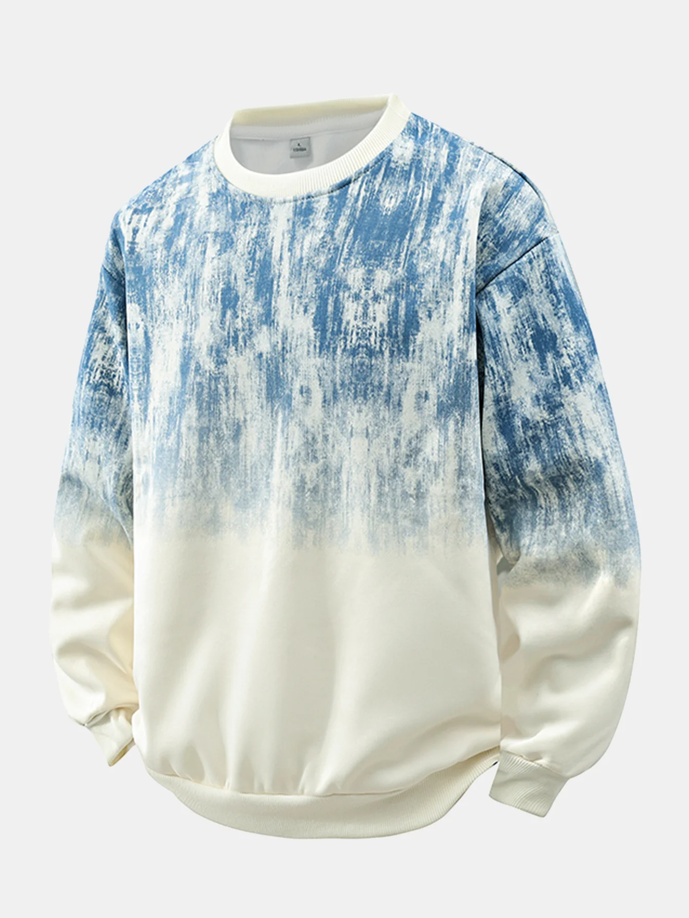Locker sitzendes Batik-Sweatshirt - Image 7