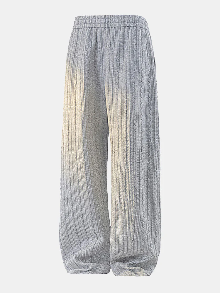 Twisted Jacquard Straight Leg Pants - Image 4