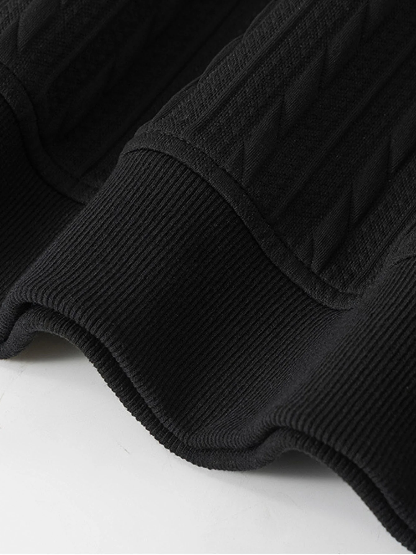 Relax Fit Twisted Jacquard Polo Sweatshirt - Image 7