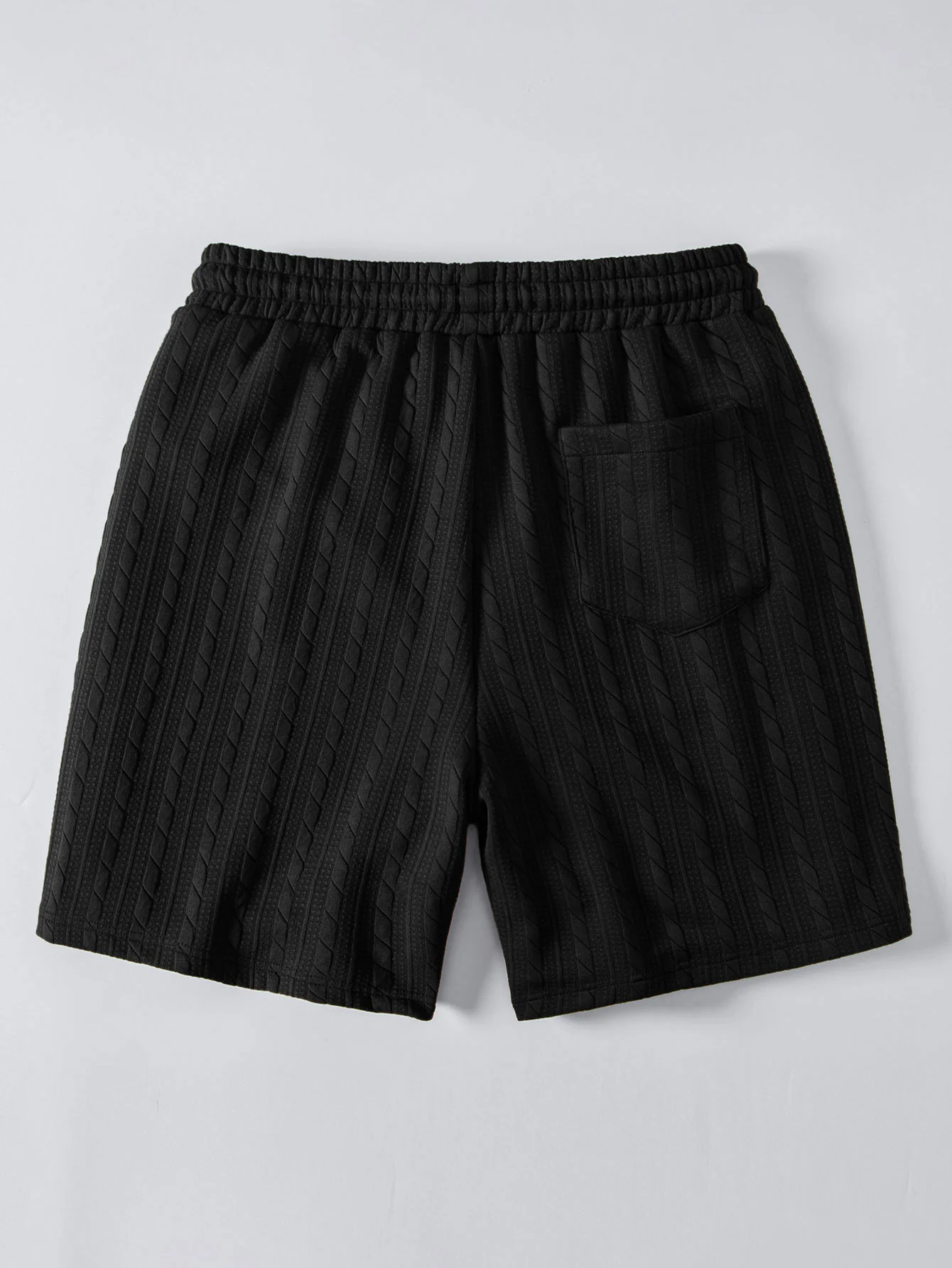 Relax Fit Twisted Jacquard T-Shirt & 7″ Shorts Set - Image 10
