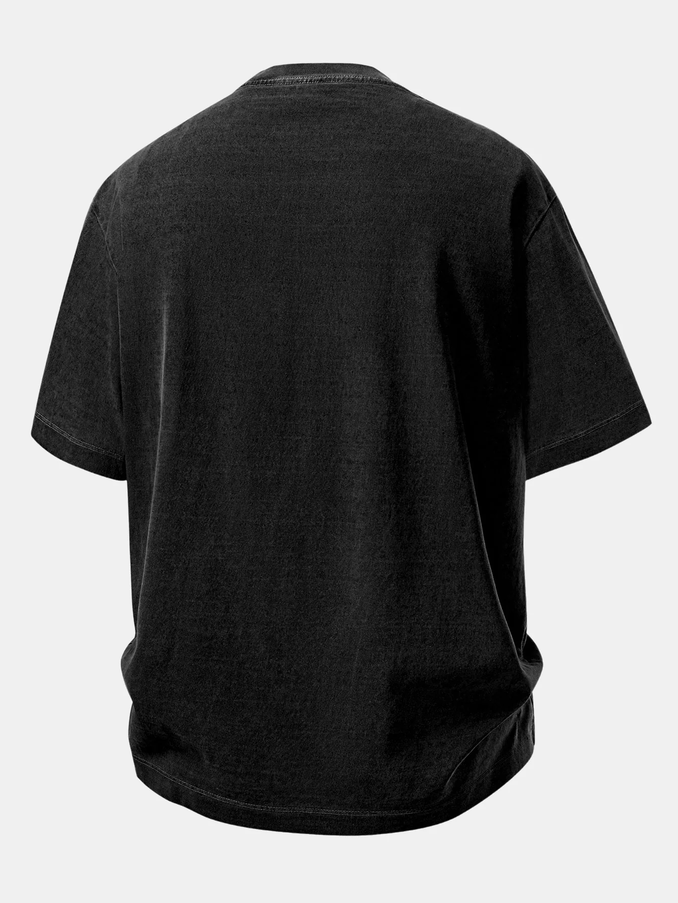 Relax Fit Heavyweight Washed Drop Shoulder T-Shirt - Image 8