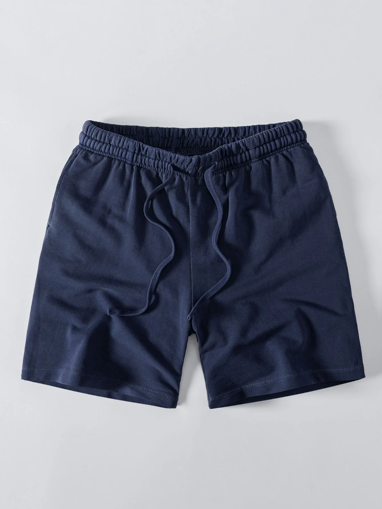 Relax Fit Heavyweight Washed Drop Shoulder T-Shirt & Washed Distressed Drawstring Shorts - Image 25