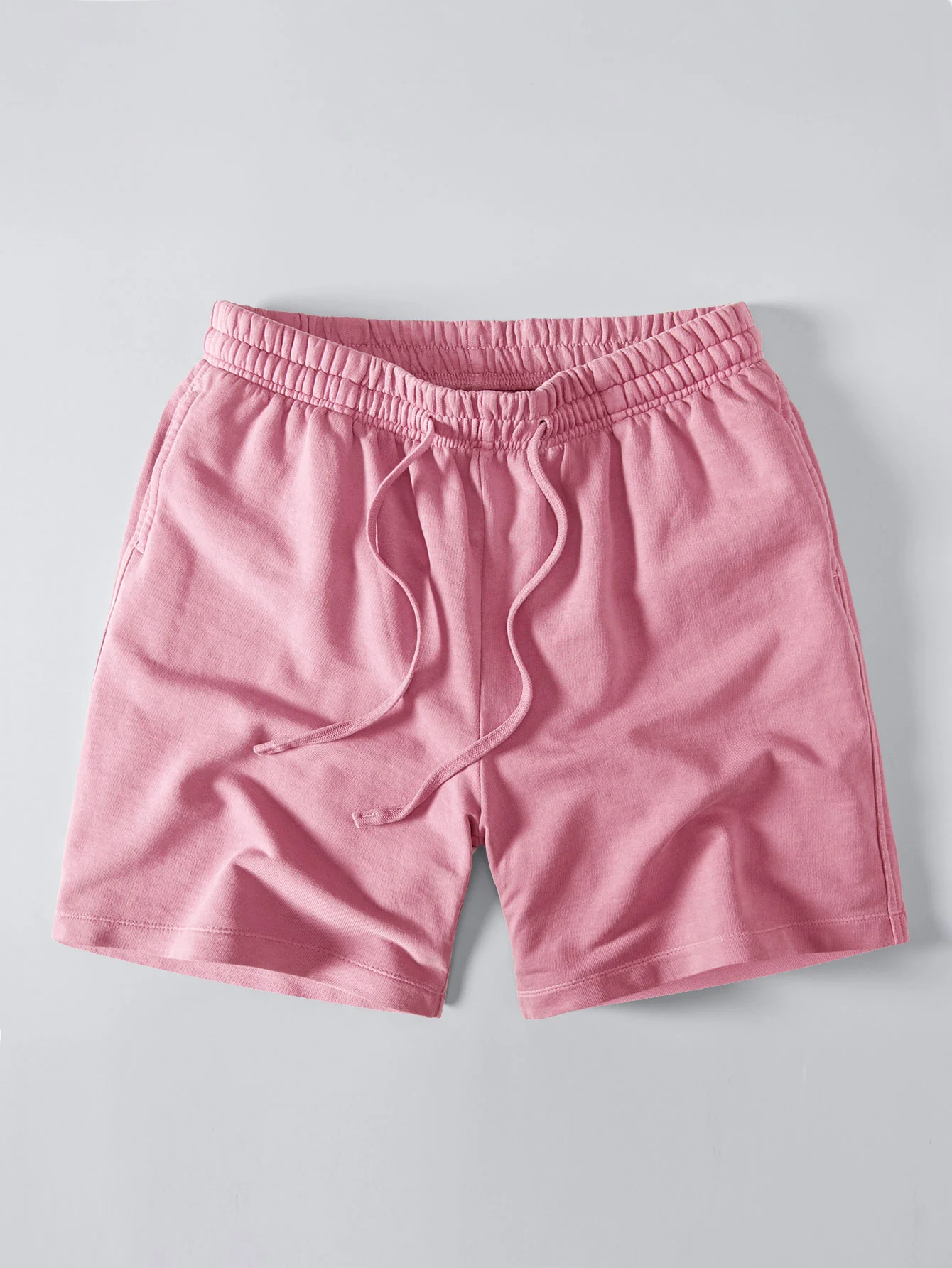 Relax Fit Heavyweight Washed Drop Shoulder T-Shirt & Washed Distressed Drawstring Shorts - Image 27