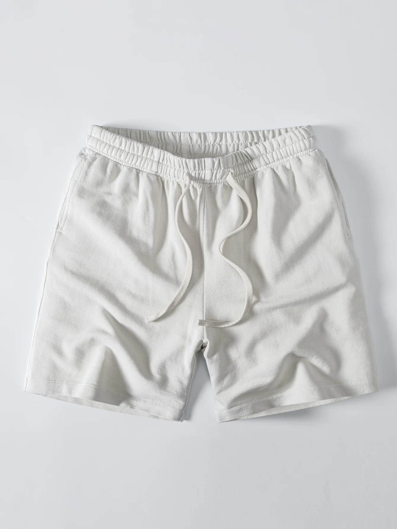 Relax Fit Heavyweight Washed Drop Shoulder T-Shirt & Washed Distressed Drawstring Shorts - Image 28