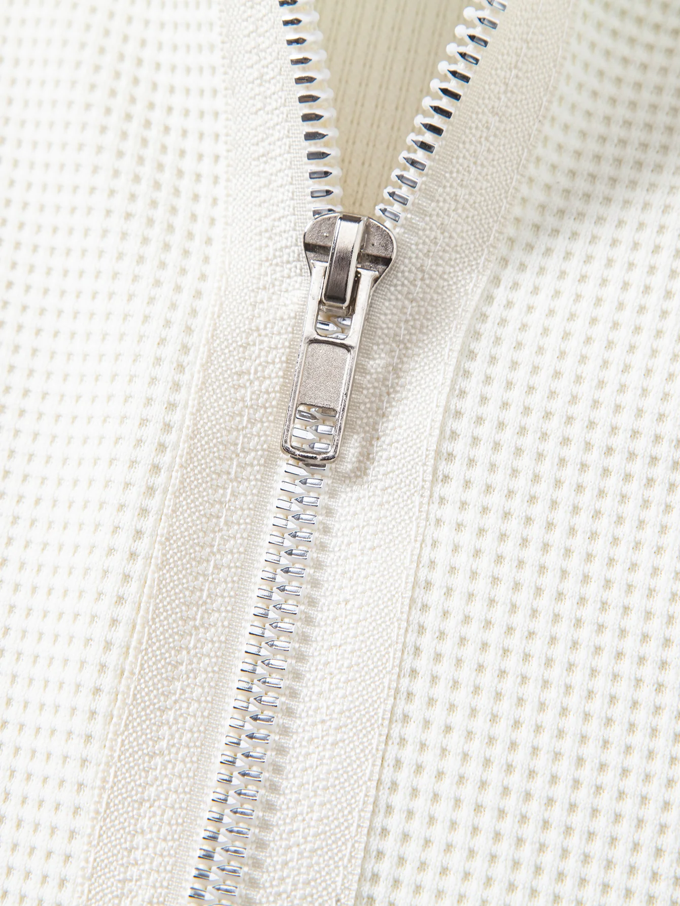 Relax Fit Zipper Waffle T-Shirt - Image 8