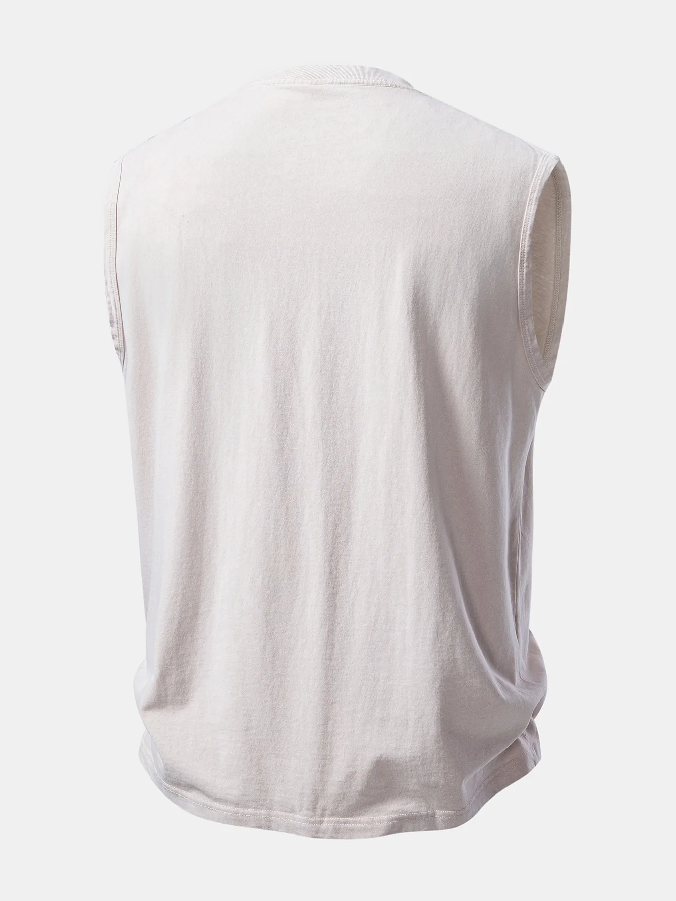 Relax Print Washed Distressed Tank Top - Image 4