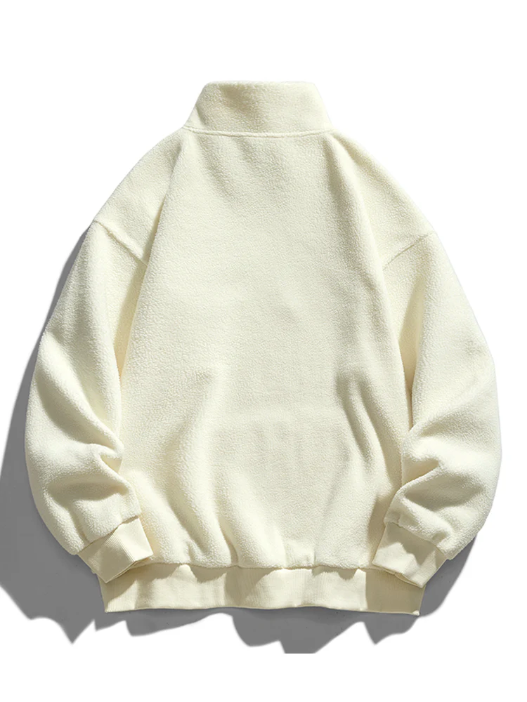 Relax Teddy Halbzip Sweatshirt - Image 4