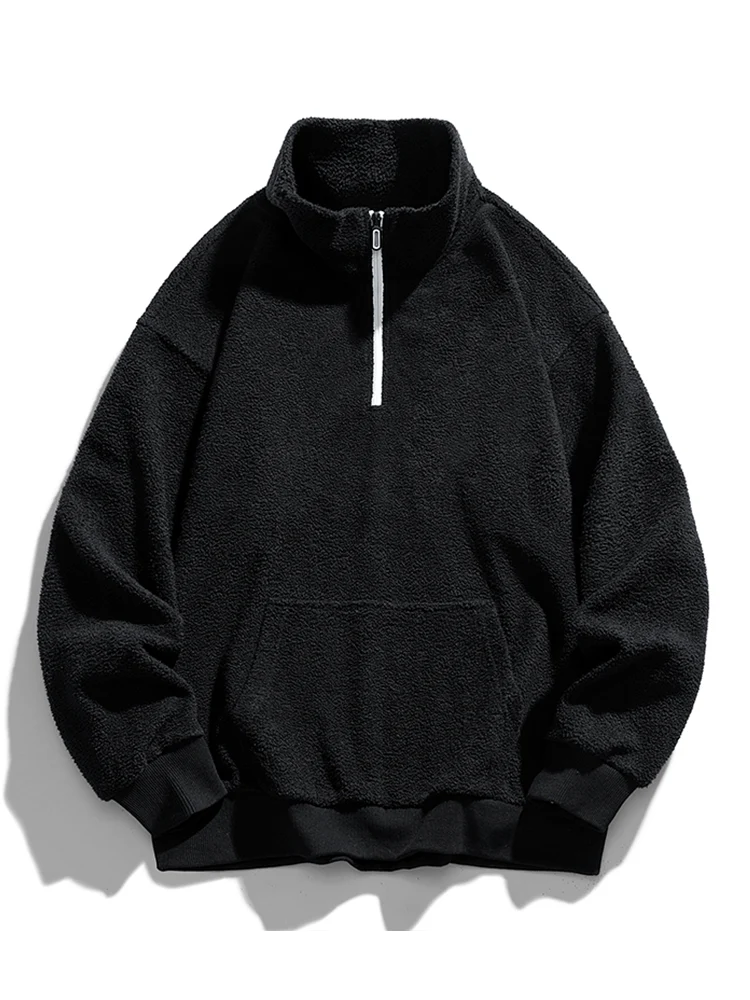 Relax Teddy Halbzip Sweatshirt - Image 5