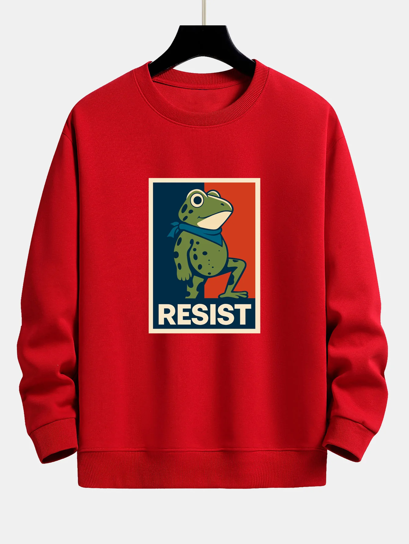 Resist Froschdruck Locker sitzendes Sweatshirt - Image 10