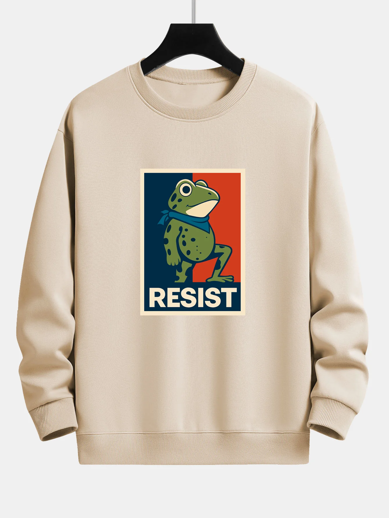 Resist Froschdruck Locker sitzendes Sweatshirt - Image 2