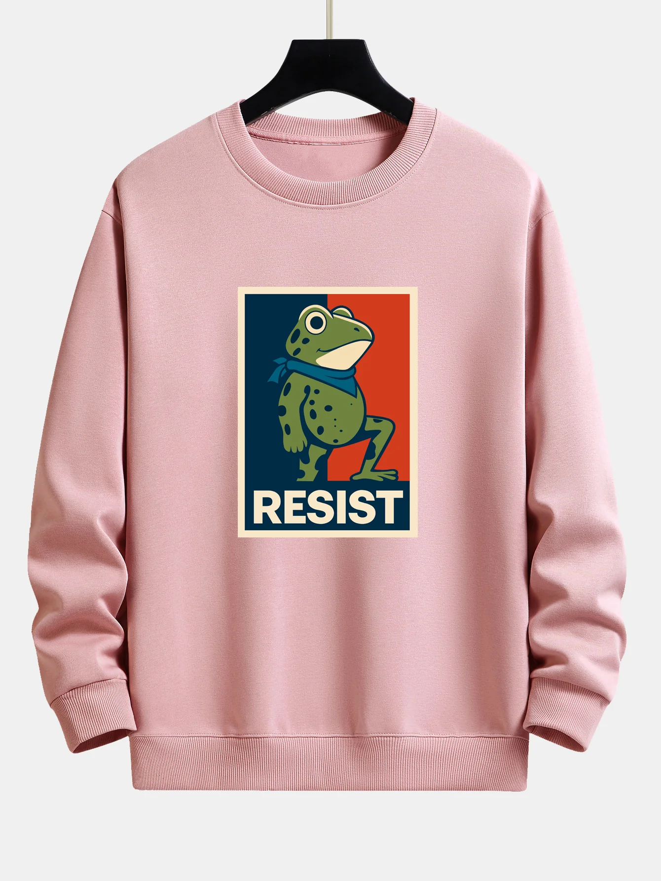 Resist Froschdruck Locker sitzendes Sweatshirt - Image 4