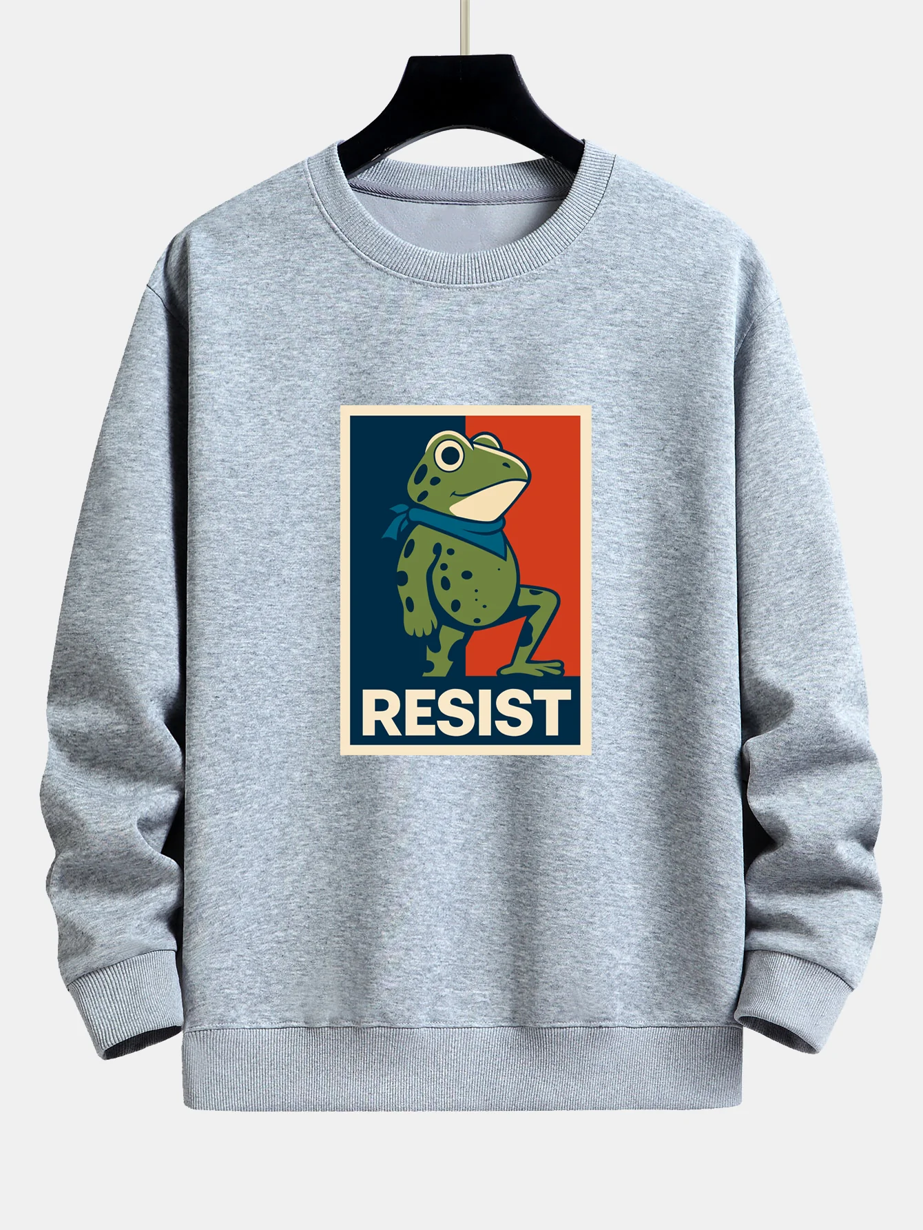 Resist Froschdruck Locker sitzendes Sweatshirt - Image 5
