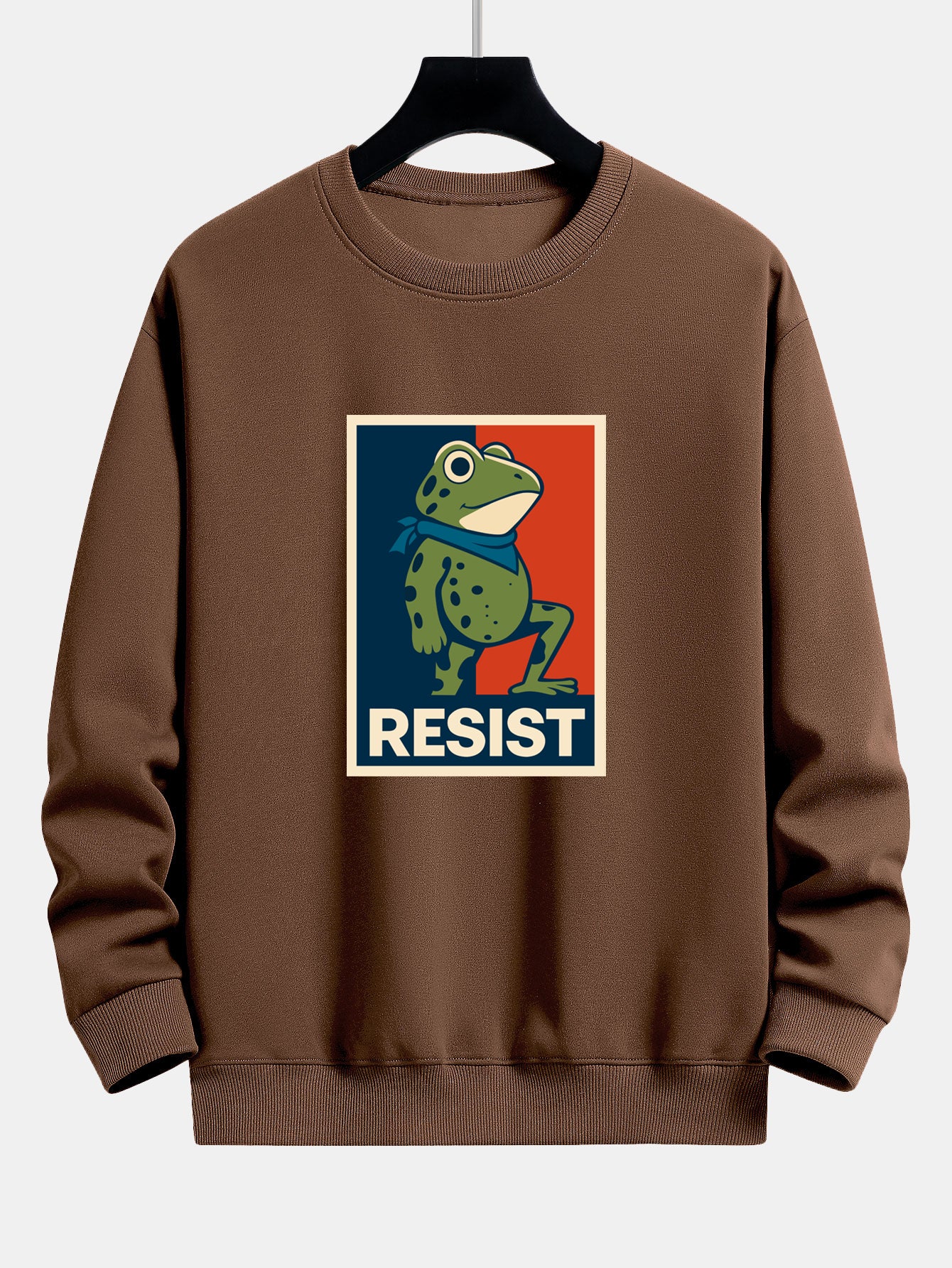 Resist Froschdruck Locker sitzendes Sweatshirt - Image 8