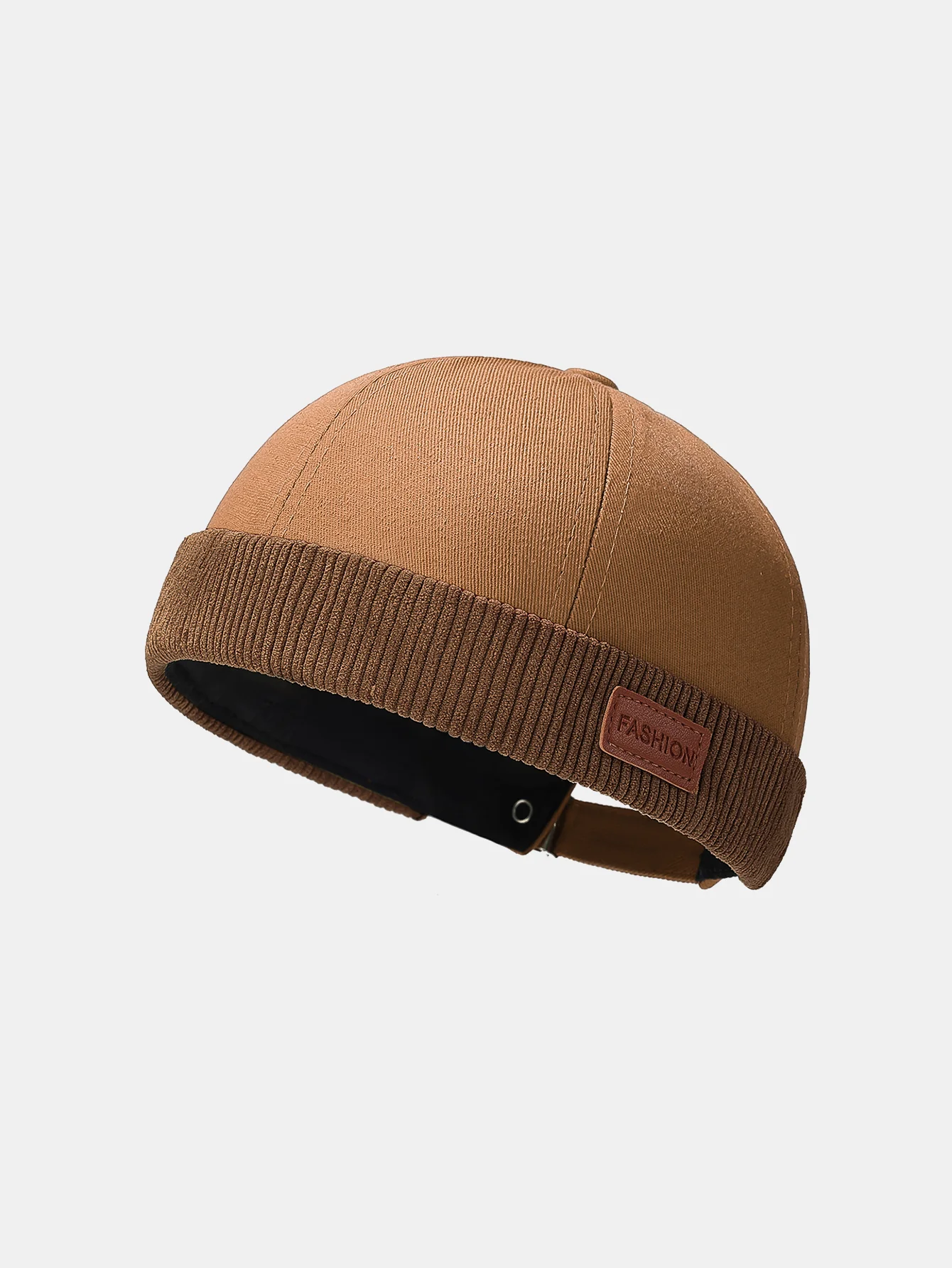 Retro Adjustable Street Style Brimless Docker Beanie Hat - Image 2