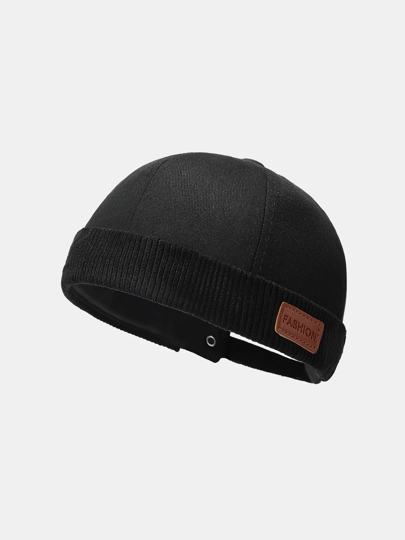 Retro Adjustable Street Style Brimless Docker Beanie Hat - Image 3